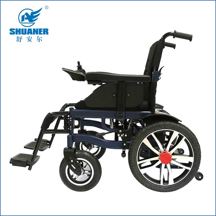 Applicationem foldable electrica wheelchair