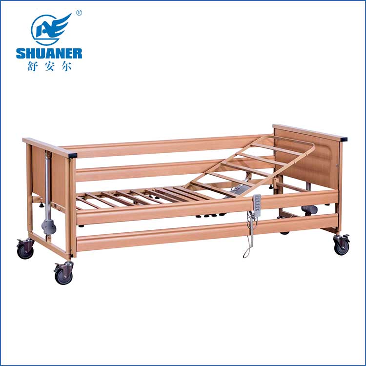 Quinque-Function MDF Electric Domus Curae Bed paralysis patientis