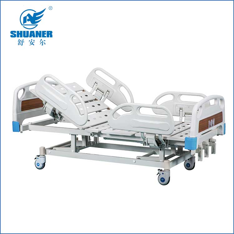 Quattuor Luxurious Abs Side Rails Tres Function Manual Hospitalis Bed